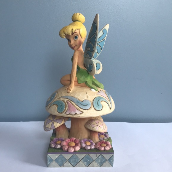 Disney Jim Shore Tinkerbell "A little pixie dust to make your garden grow" - Picture 2 of 10